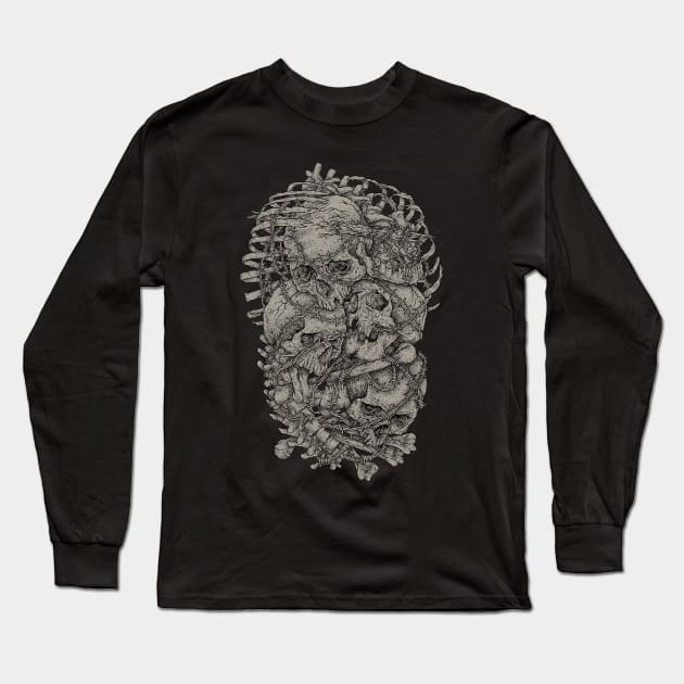 Bone head Long Sleeve T-Shirt by takee912